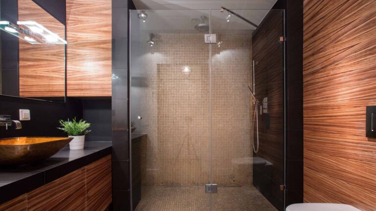 Modern Brown Bathroom